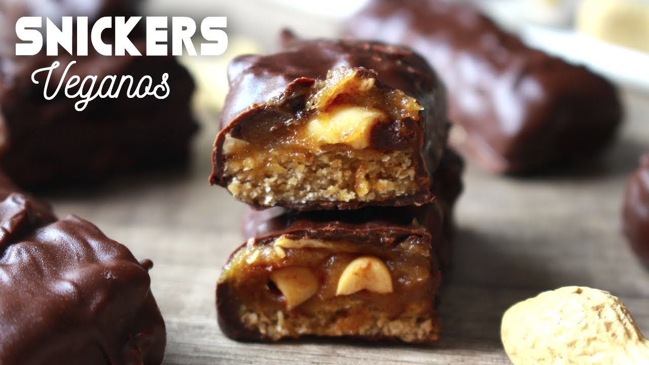 SNICKERS VEGANOS | Saludables & Deliciosos