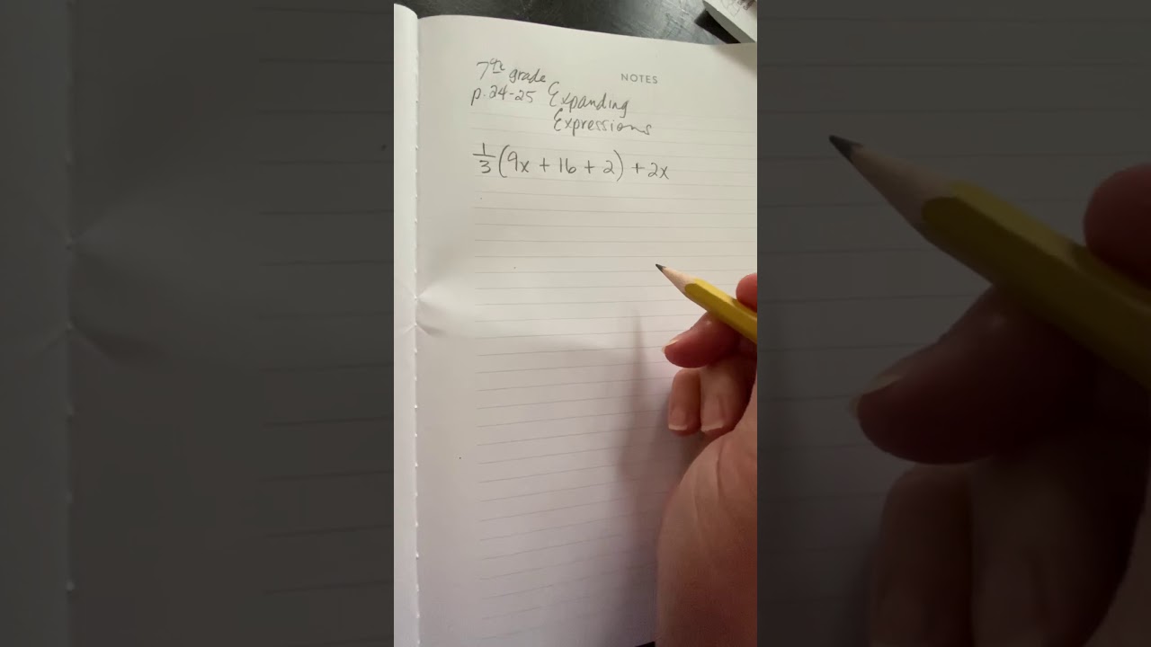 7th grade Expanding Expressions