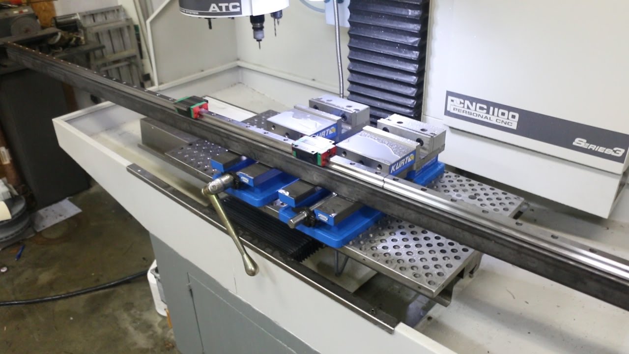 5 x 10 Plasma / Router Table Build - Part 3 - Linear Rails Mounted