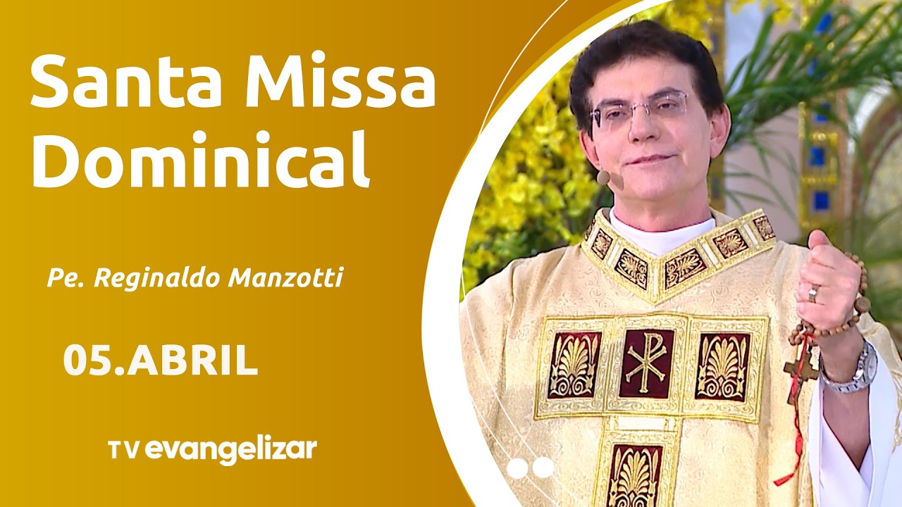P&aacute;scoa do Senhor | 05/04/26 | Santa Missa Dominical com @PadreManzottiOficial​