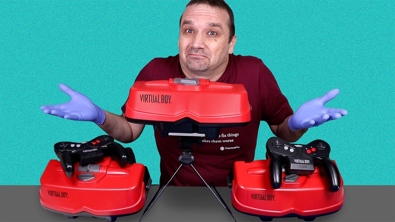 Я заплатил 500 долларов за 3 сломанных Nintendo Virtual Boy — можно ли их починить?