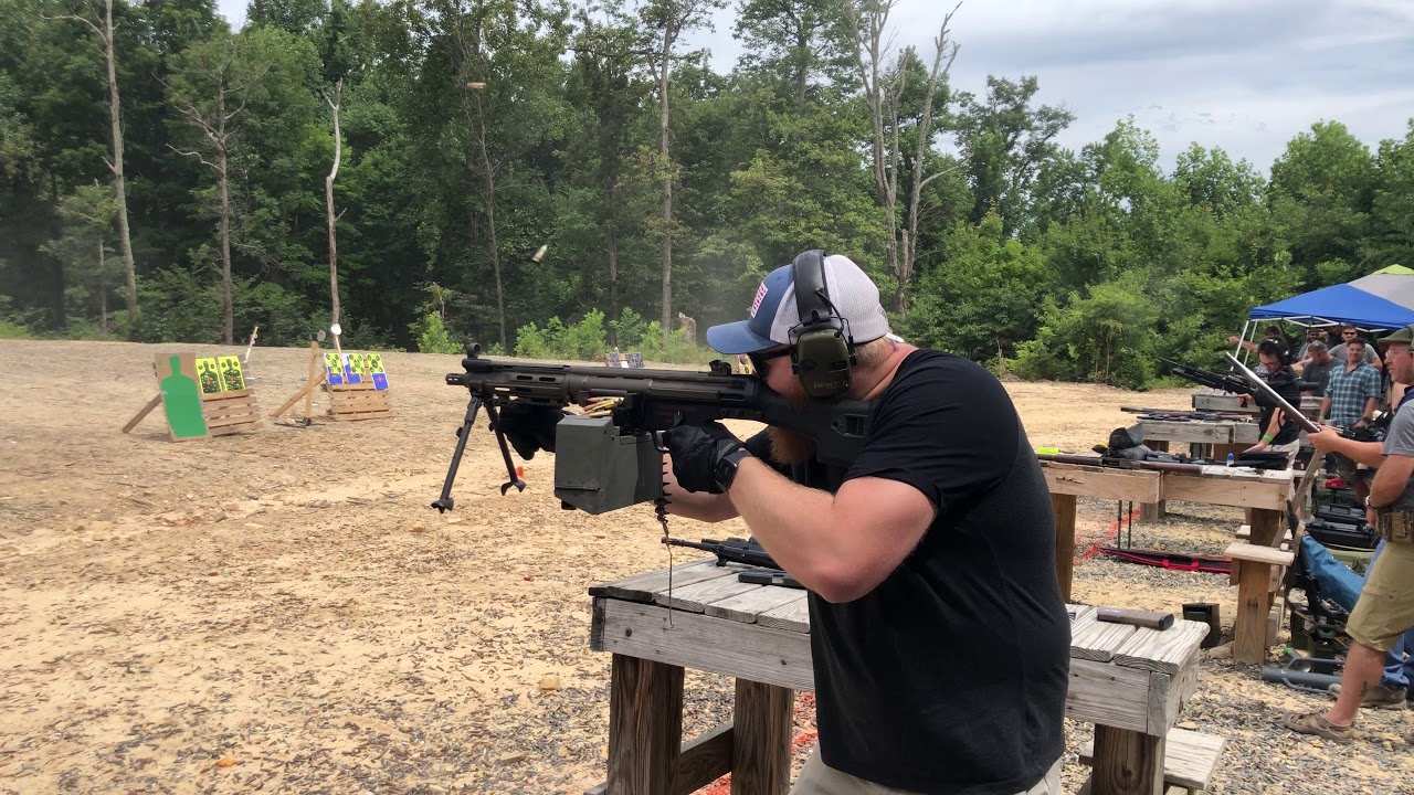 Jeff firing the HK21K