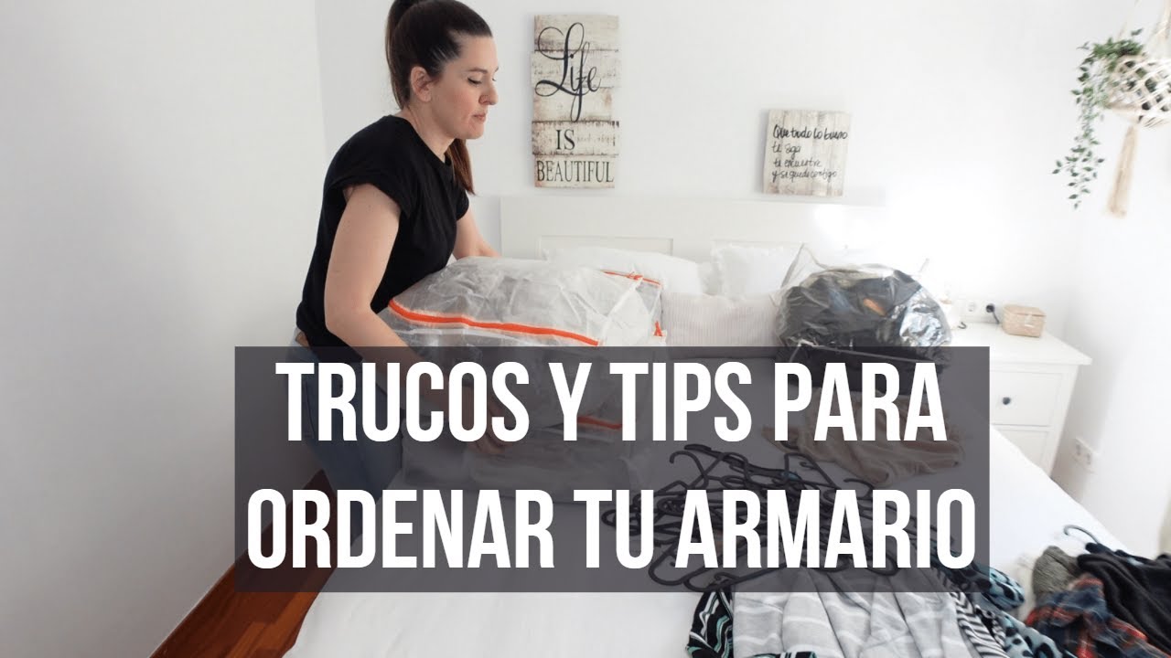 TRUCOS Y TIPS para ORGANIZAR el armario DEPURO mas de 50 prendas