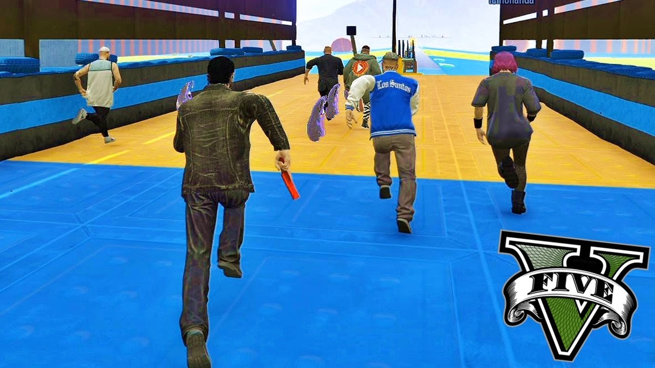 GTA V - CORREDORES vs SUPER, RATÃO, CHEVETTE OS LADRÕES IDIOTAS