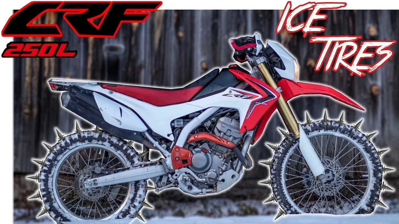 CRF250L ICE TIRES!! | How To Stud Dirt Bike Tires