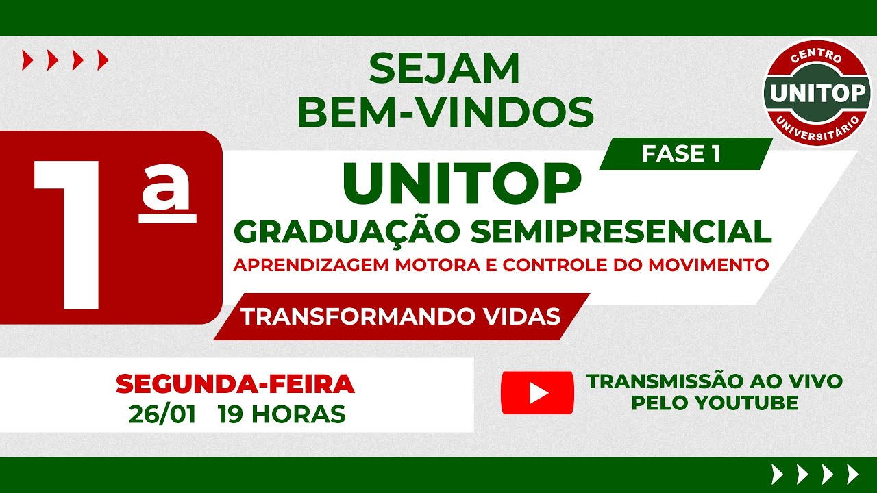Aprendizagem Motora e Controle do Movimento -Aula 1|Fase1|Sala 1|UNITOP Graduação Semipresencial
