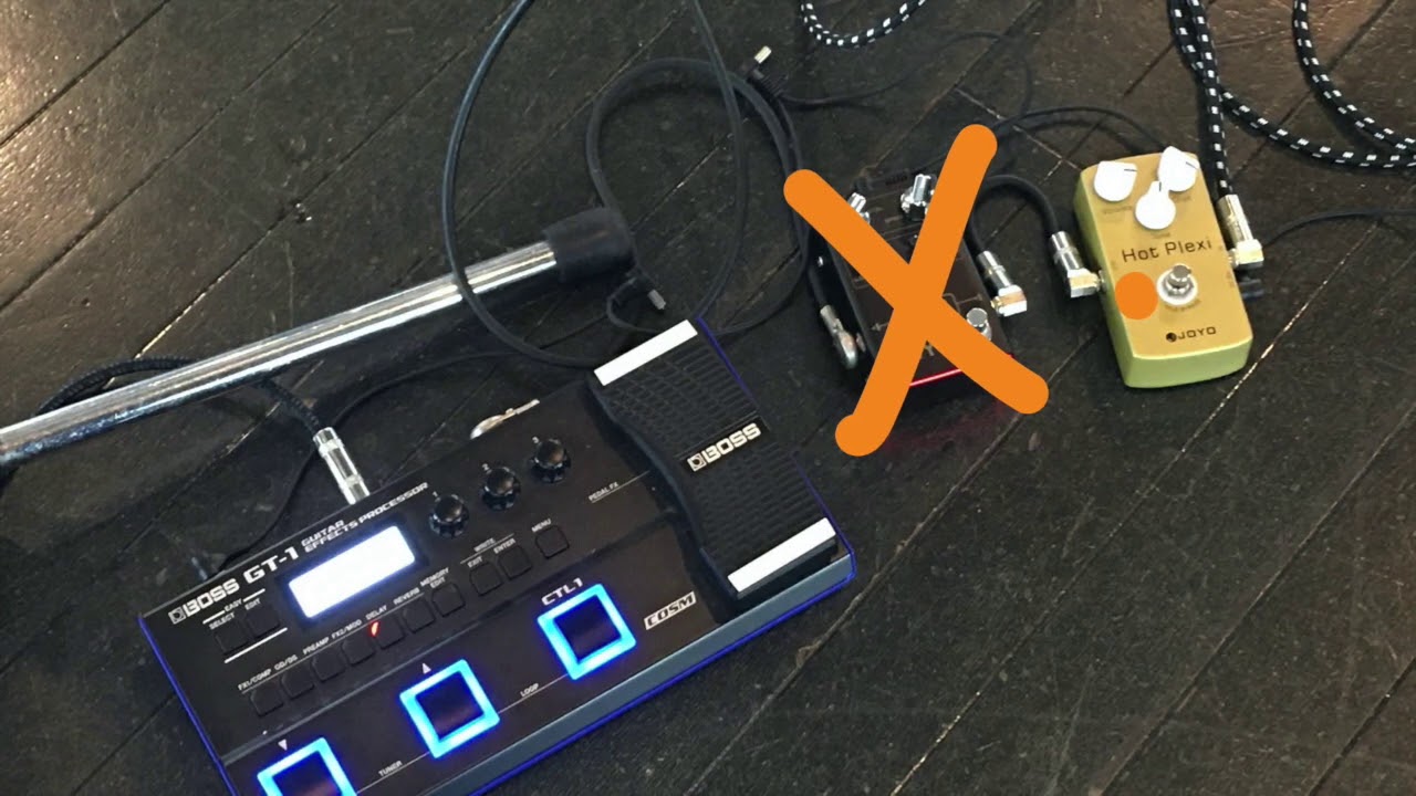 JOYO Hot Plexi + BOSS GT-1 + JCM900(clean setting)