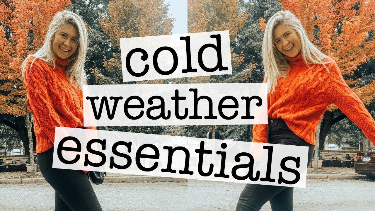 cold weather essentials: clothing, accessories, shoes