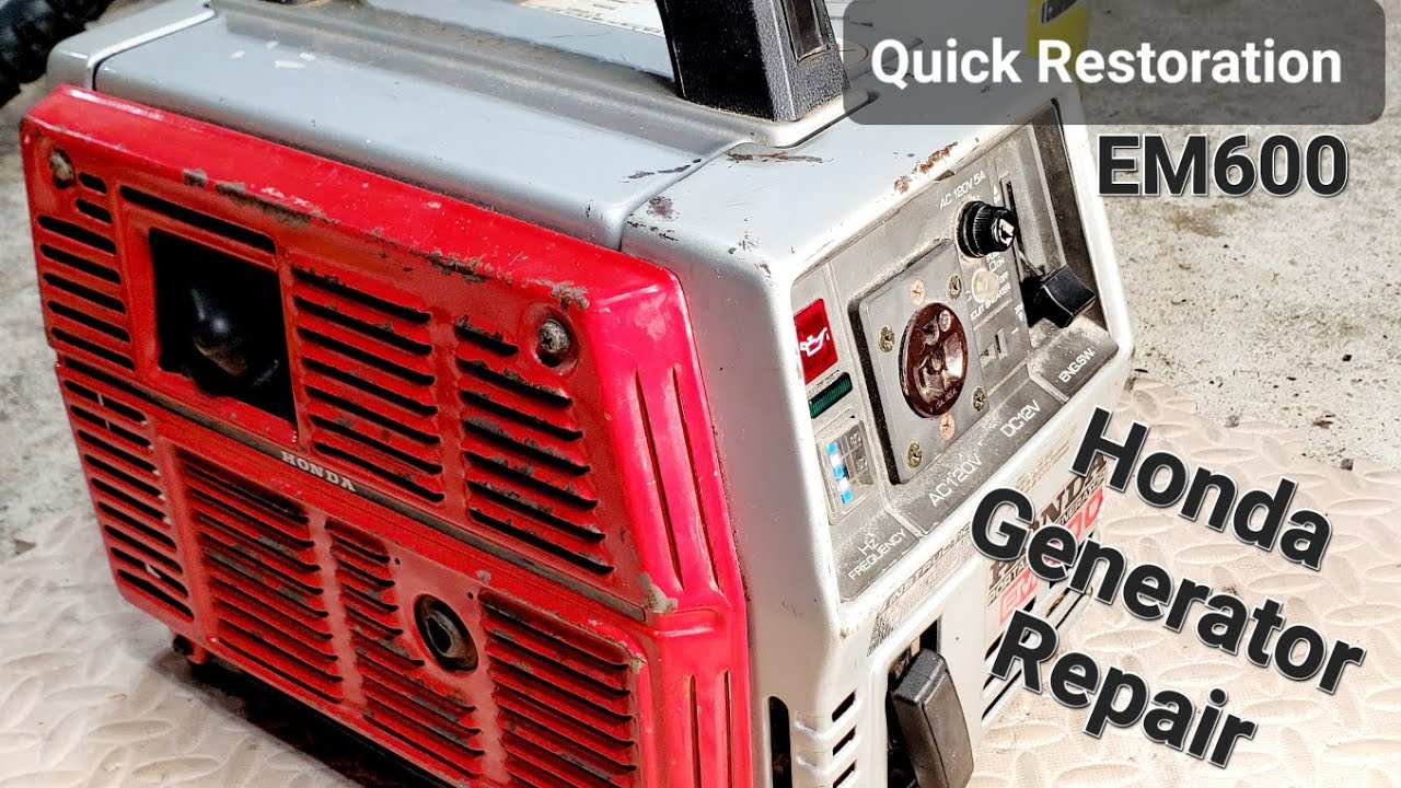 Quick Restoration Honda Portable Generator EM600