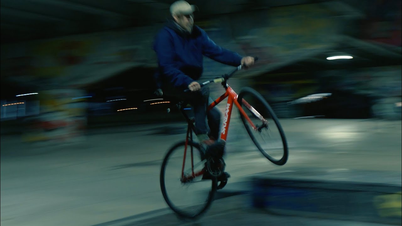 fixed gear bike stuff, group ride and drone footage