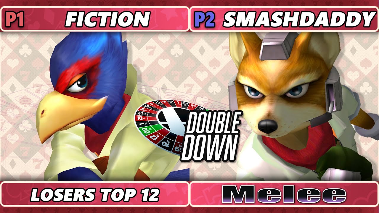 Double Down 2022 Top 12 - Fiction (Falco) Vs. Smashdaddy (Fox) SSBM Melee Tournament