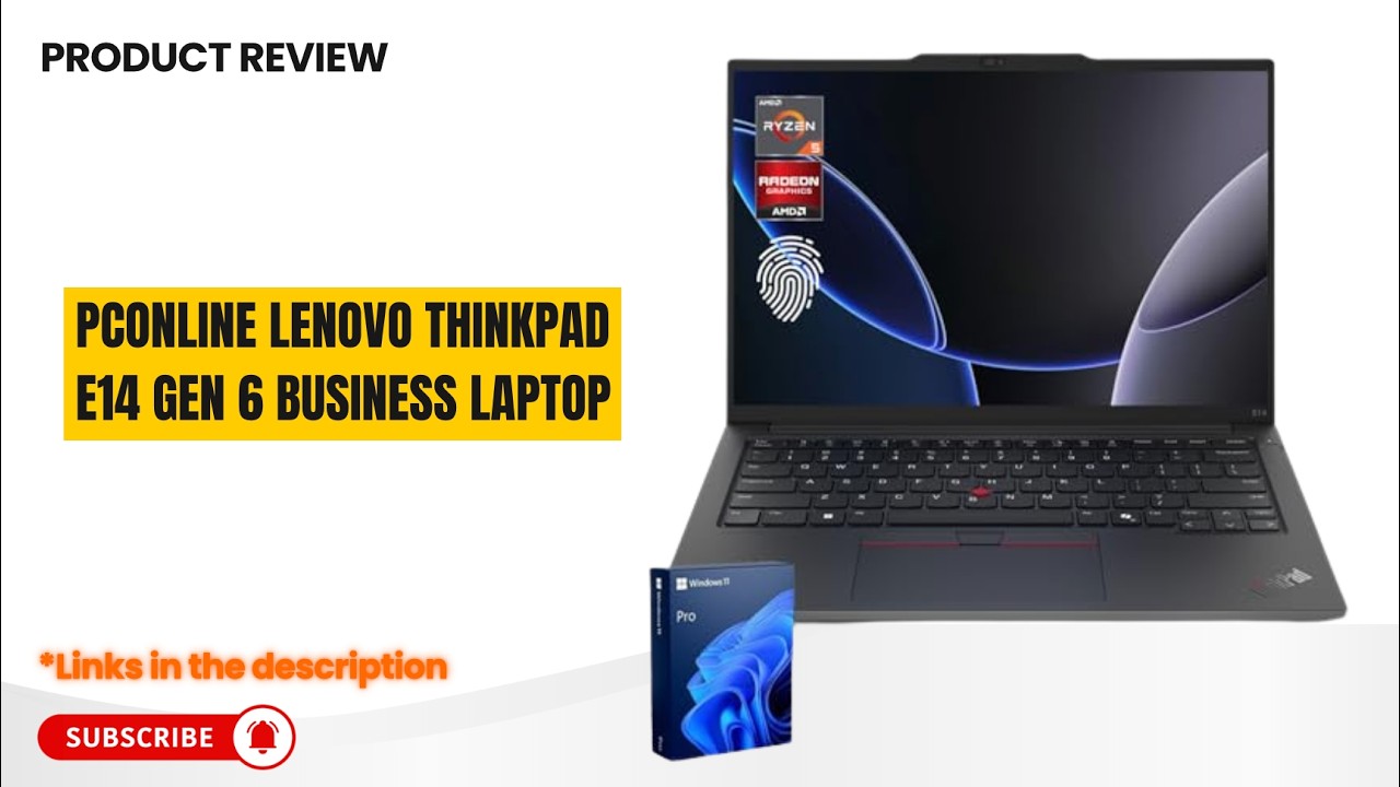 Lenovo ThinkPad E14 Gen 6 Review – AMD Ryzen 5 7535U, 16GB DDR5, 512GB SSD, 14