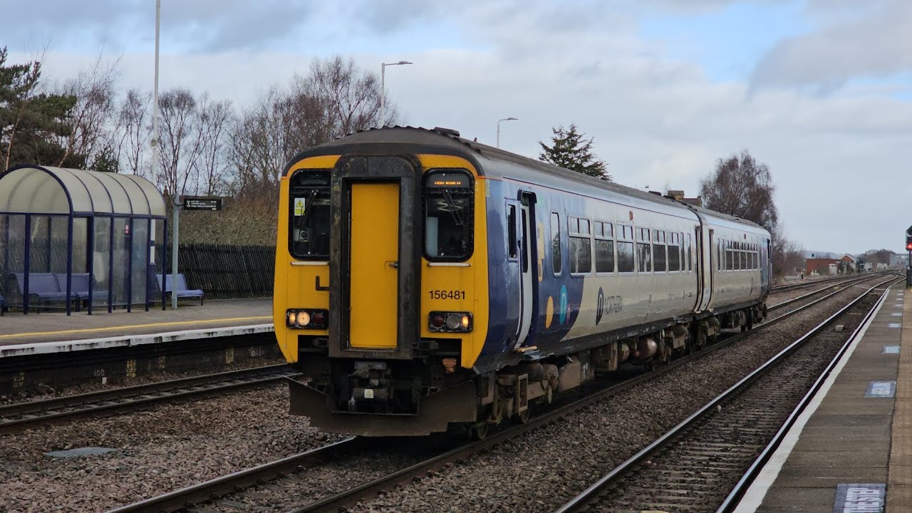 Trains at Church Fenton | 156481 + 155s + 195s + Many Tones! + 20118 + 20107 | 25.02.2025