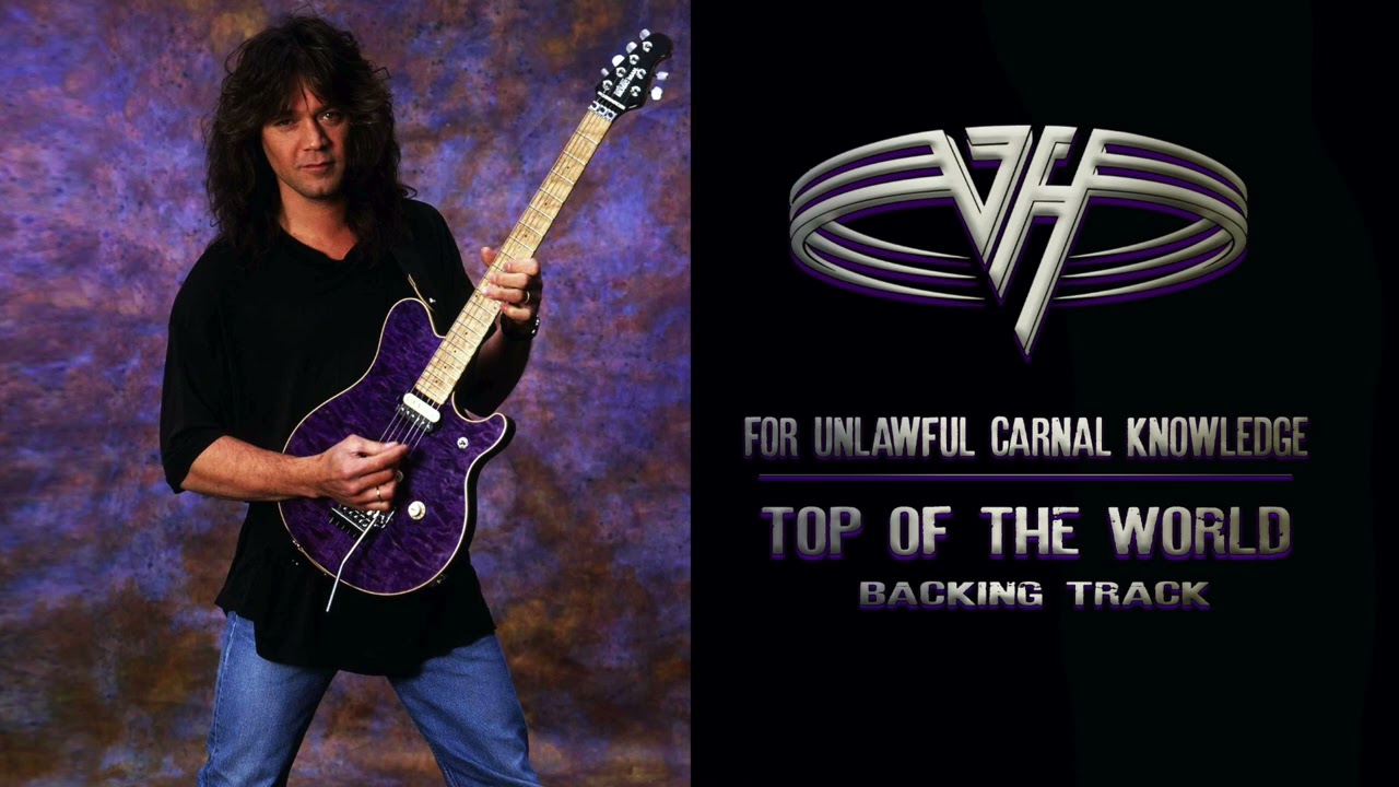 Van Halen - Top Of The World - Guitar Backing Track with Vocals
