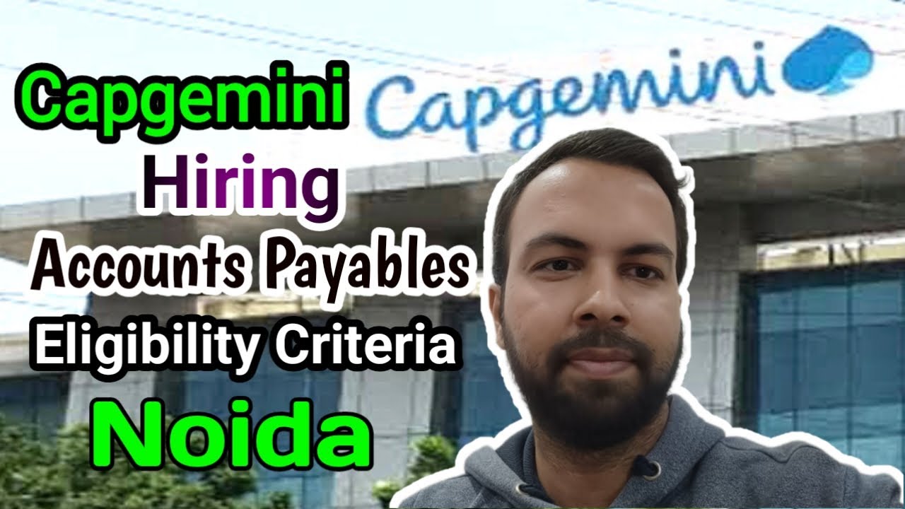Capgemini Hiring Accounts Payables | Capgemini Noida | Capgemini Finance Role | Neeraj Bhatia Vlogs