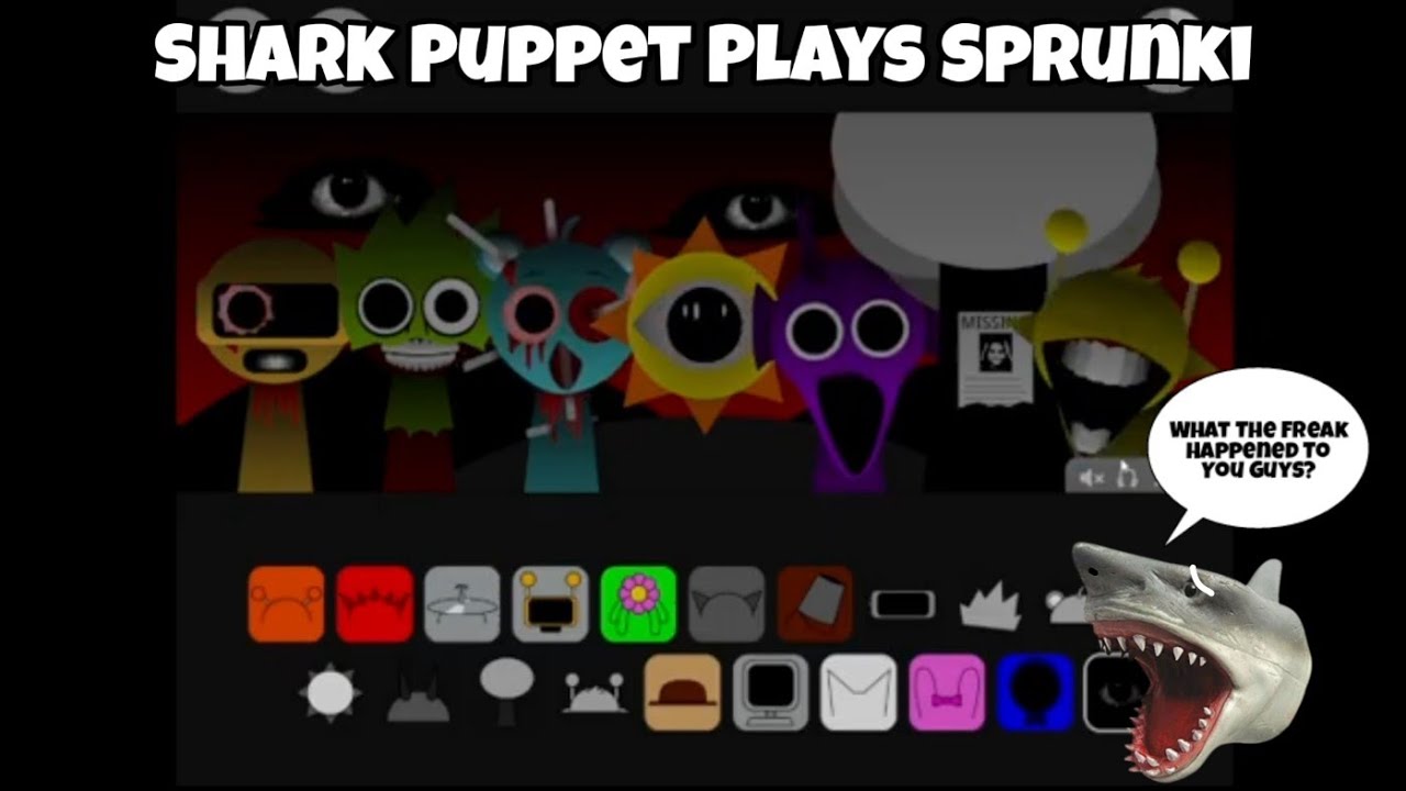 TGS Movie: Shark Puppet Plays Sprunki!