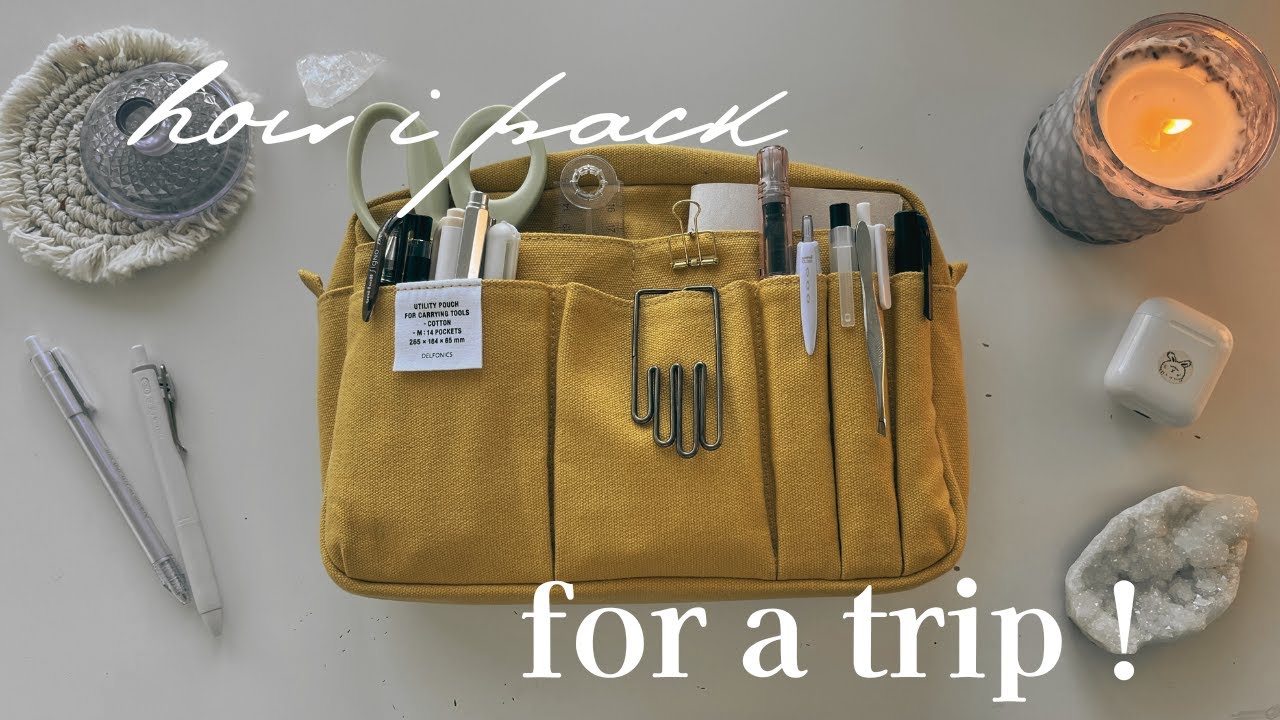 stationery i travel with ✸ how i pack my delfonics inner carrying case feat. mini xmas haul 🖊️