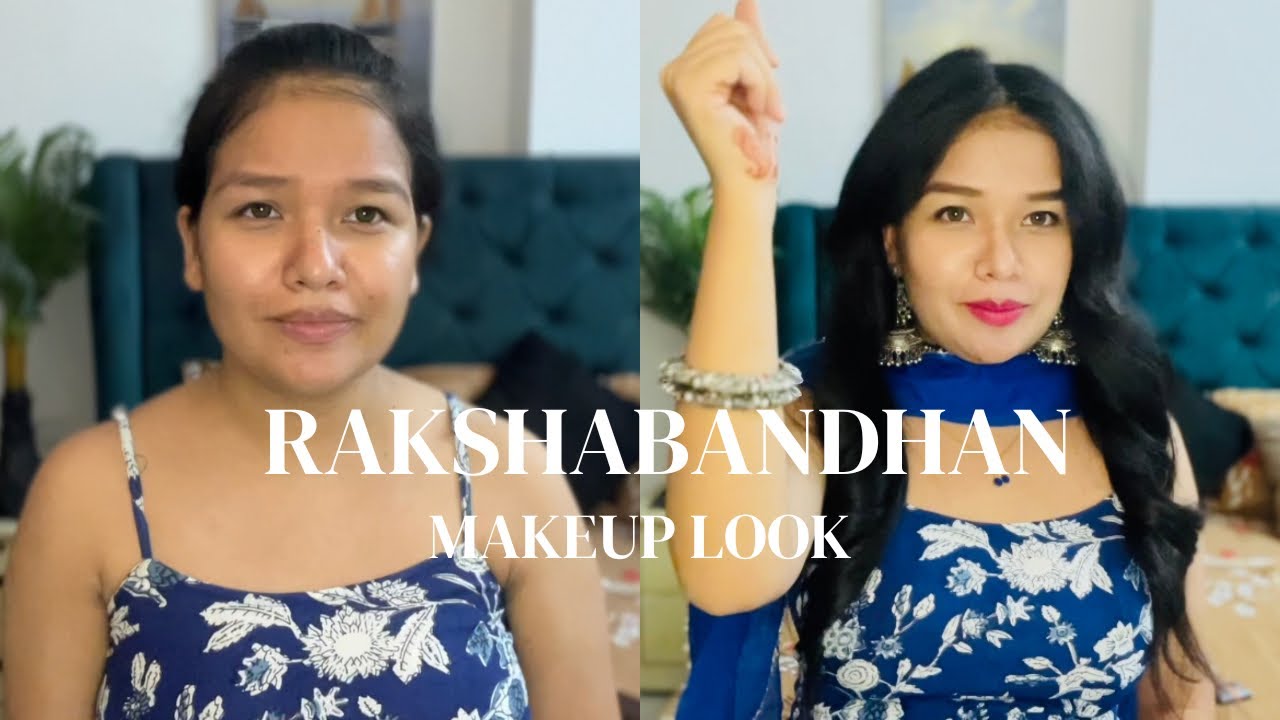 Rakshabandhan look guide with proper makeup and outfit details