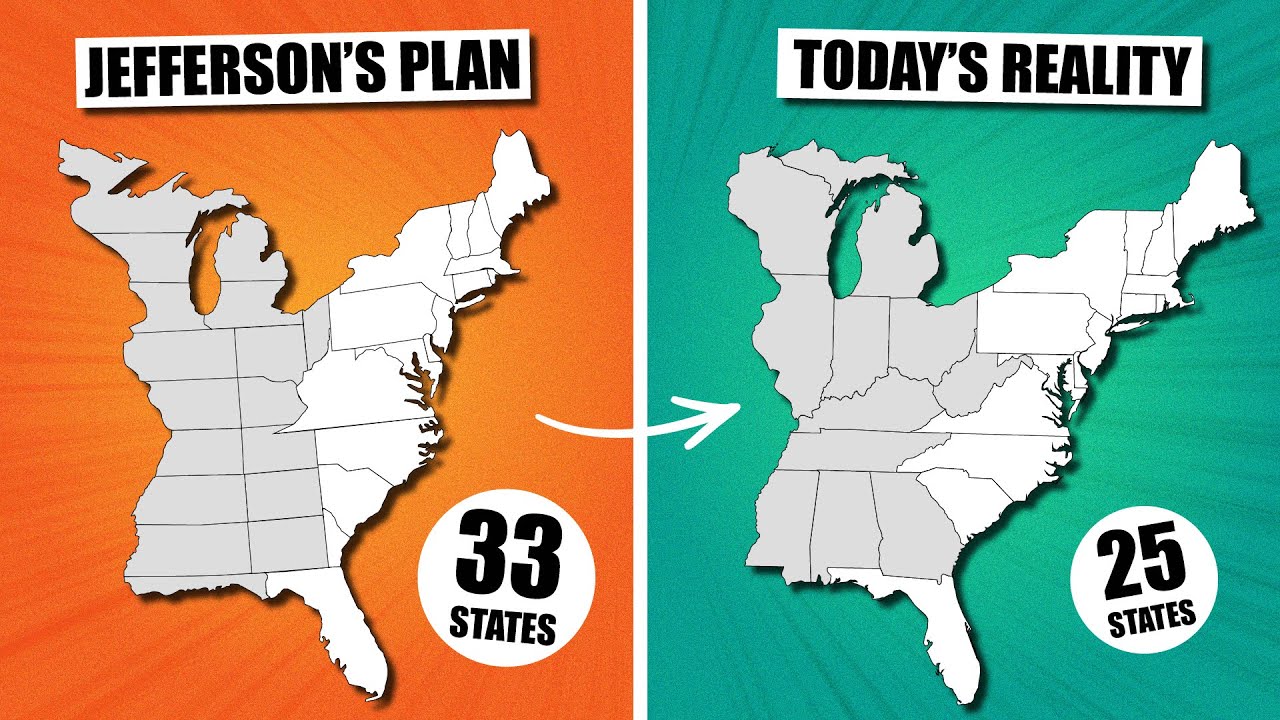 Thomas Jefferson’s Crazy Plan For 10 New US States
