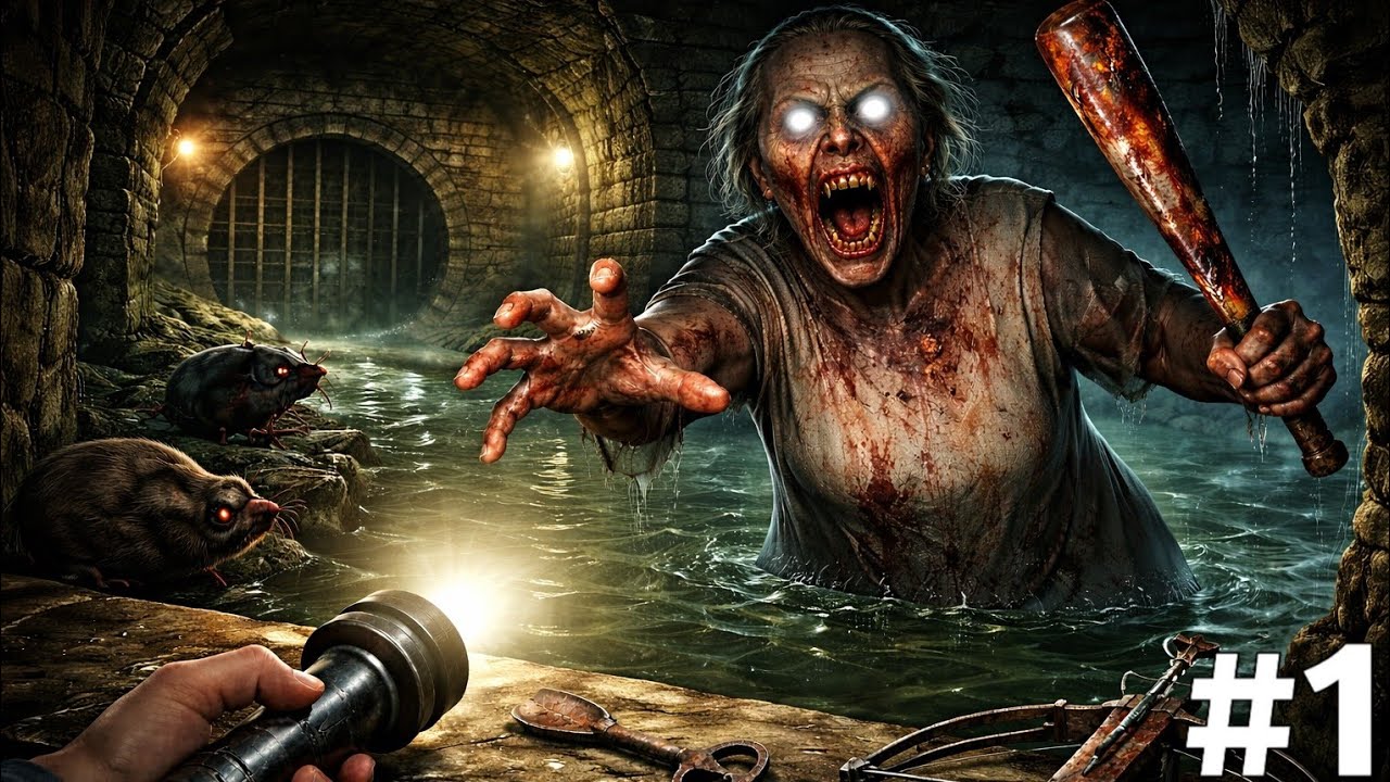 Granny Sewer Escape Part 1 | I Finally Found the Way Out 😱