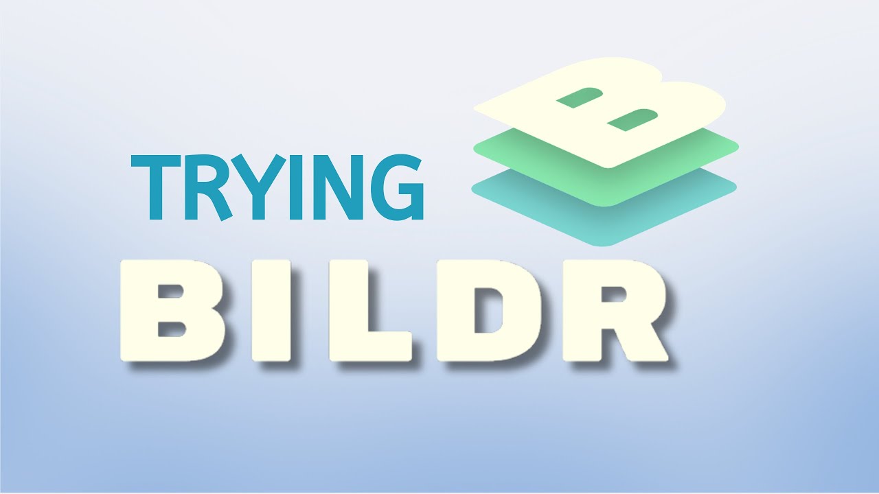 Trying BILDR for the First Time (SHOCKED)