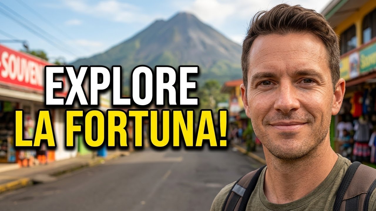 La Fortuna Costa Rica Walking Tour Downtown Streets