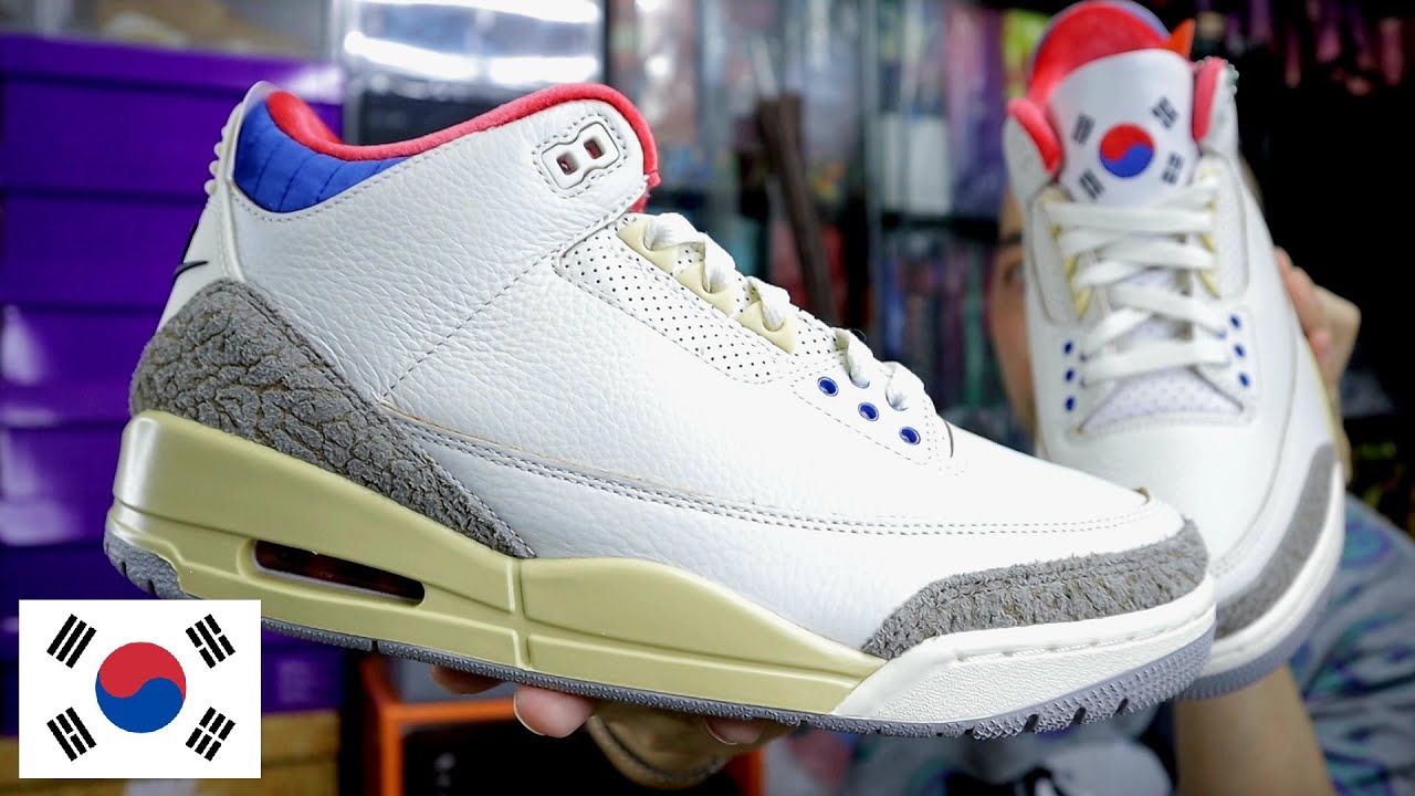 (廣東話+字幕)[分享一個‘’追‘’韓國女仔嘅傷心回憶😭！] Air Jordan 3 首爾 