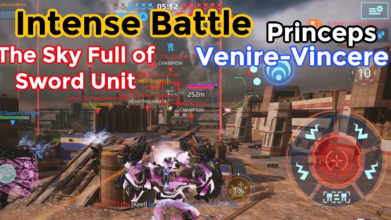 Princeps Venire Vincere Intense Battle | War Robots Gameplay 