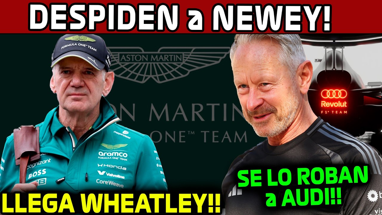 BOMBAZO en ASTON MARTIN!! WHEATLEY RREMPLAZA a NEWEY!! SE LO ROBAN a AUDI!! NOTICIAS FORMULA 1