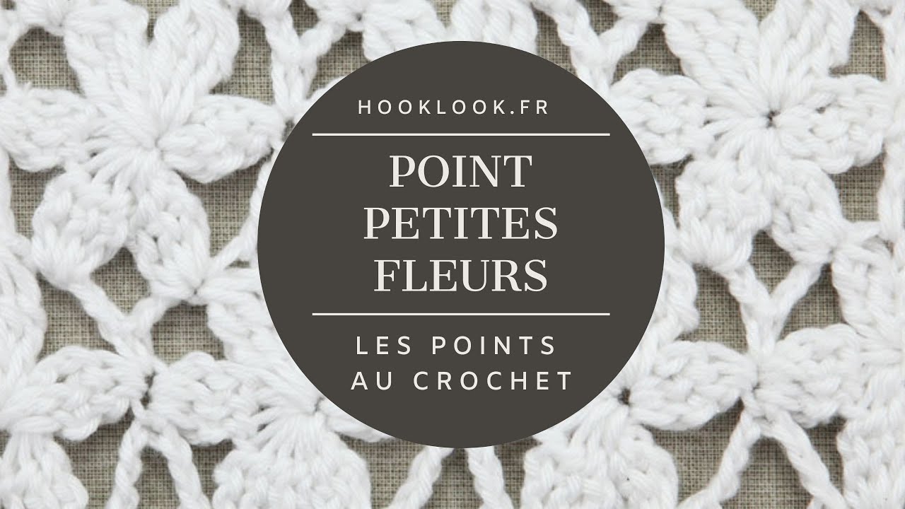 Le point petites fleurs au crochet