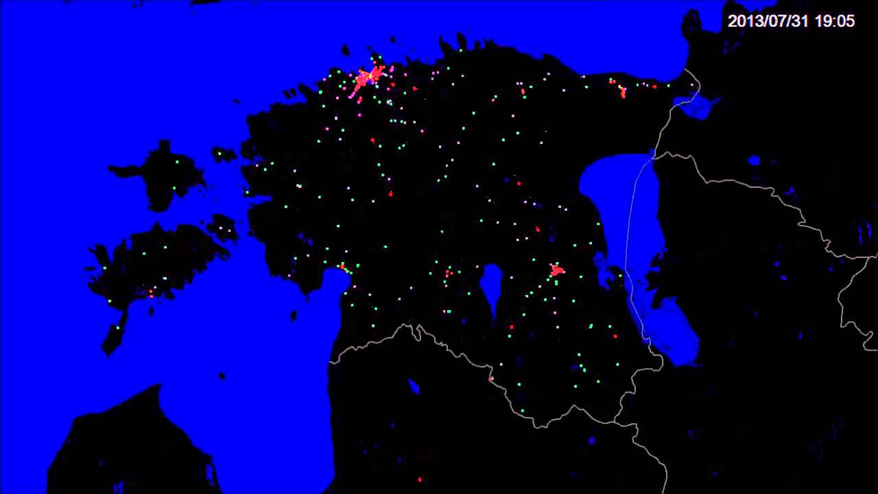 Estonia transit (Eesti Maanteeamet): one day of activity
