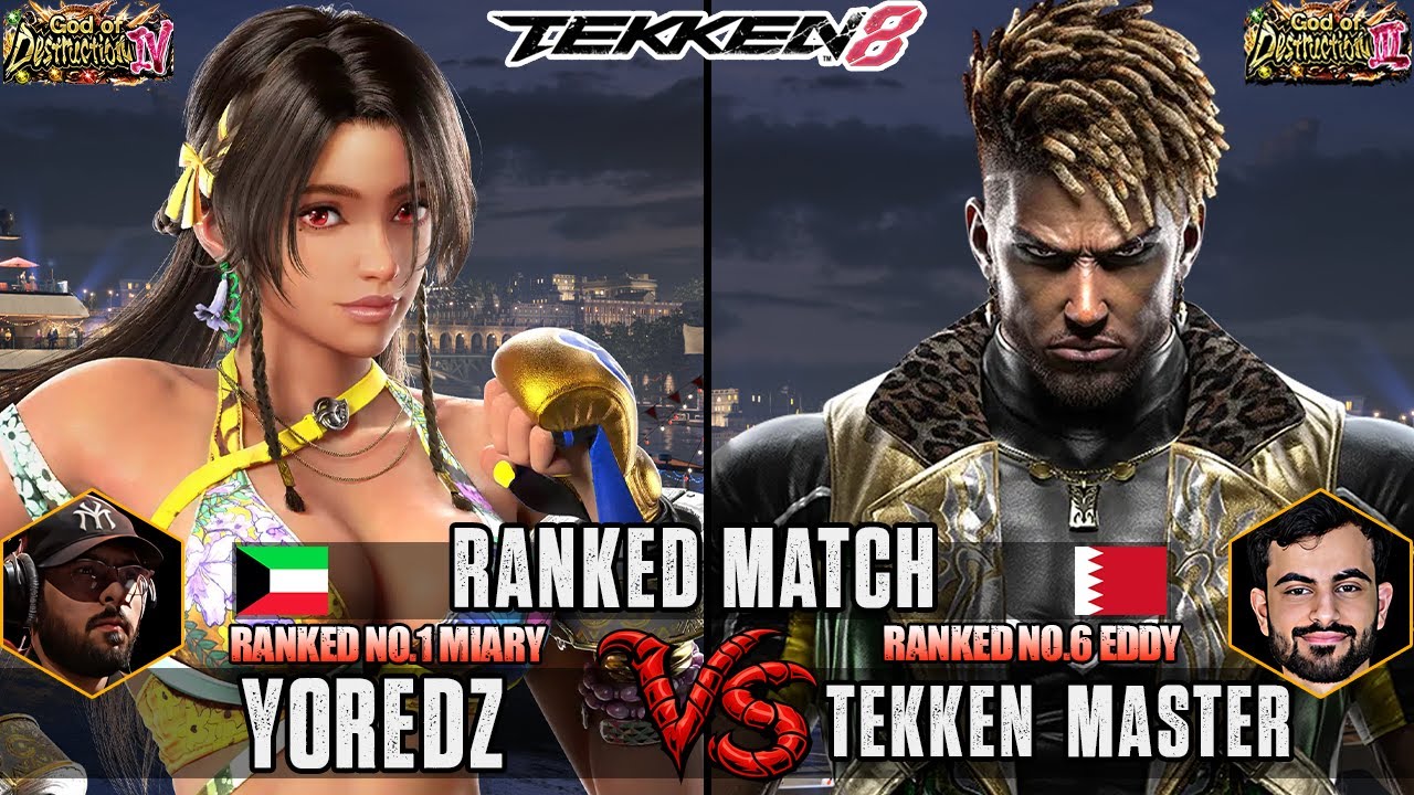 T8 ▰ YOREDZ 🇰🇼 (#1 Ranked Miary Zo) Vs TEKKEN MASTER 🇧🇭(#6 Ranked Eddy) ▰ High Level Gameplay!