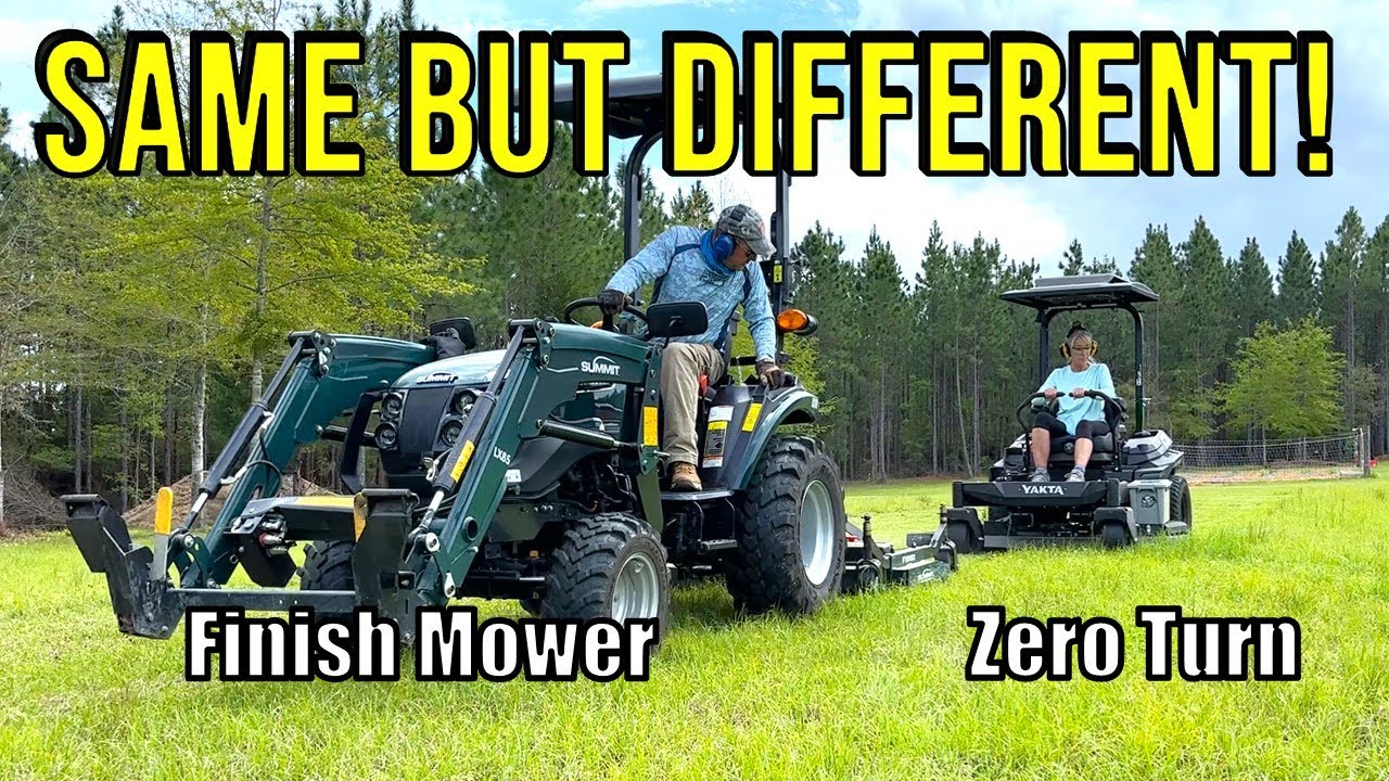 Zero Turn or Compact Tractor For Mowing A LARGE Property? | Yakta YXR710