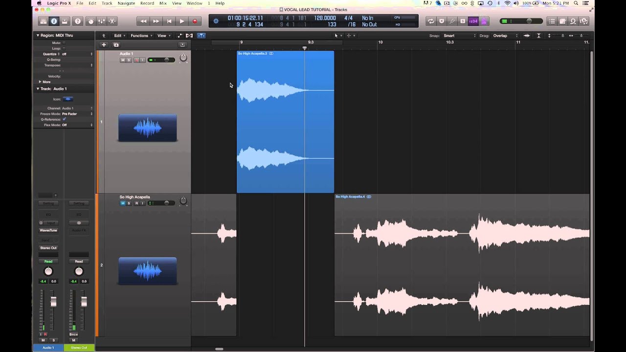 How to create a vocal lead synth sound in Logic X tutorial (Major Lazer, Afrojack, DJ Snake)