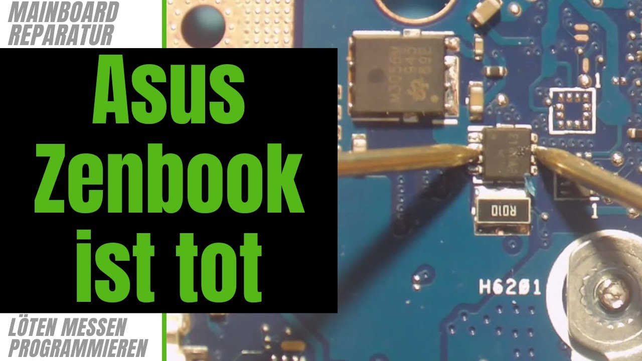 Asus Zenbook UX434F keine Lebenszeichen - Mainboard repariert