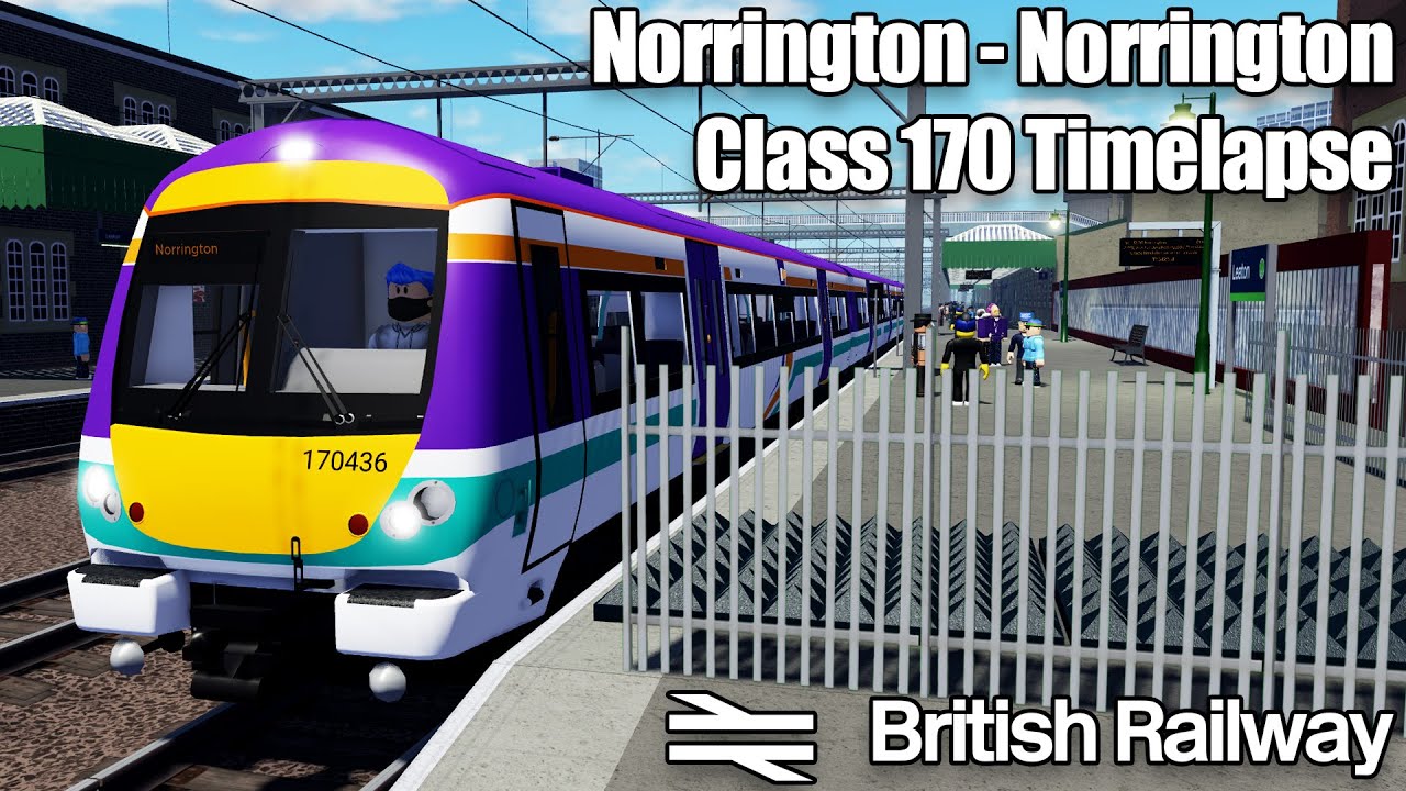 Norrington to Norrington - Class 170 (Roblox British Railway Timelapse)
