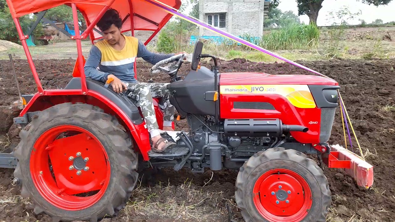 mahindra jivo 245  12in plough