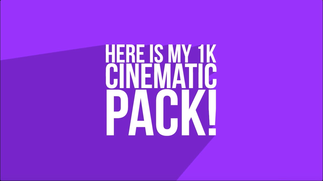 1K SUBSCRIBER CINEMATIC PACK! BO3, BO2, BO1, MW2, MW3, WAW!