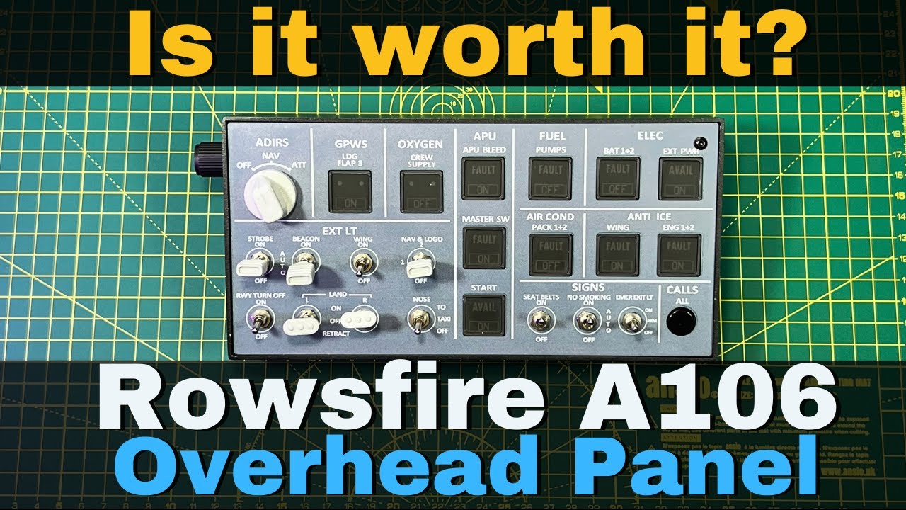 Review: Rowsfire A106 Airbus OVH Panel #mechdiy #rowsfire