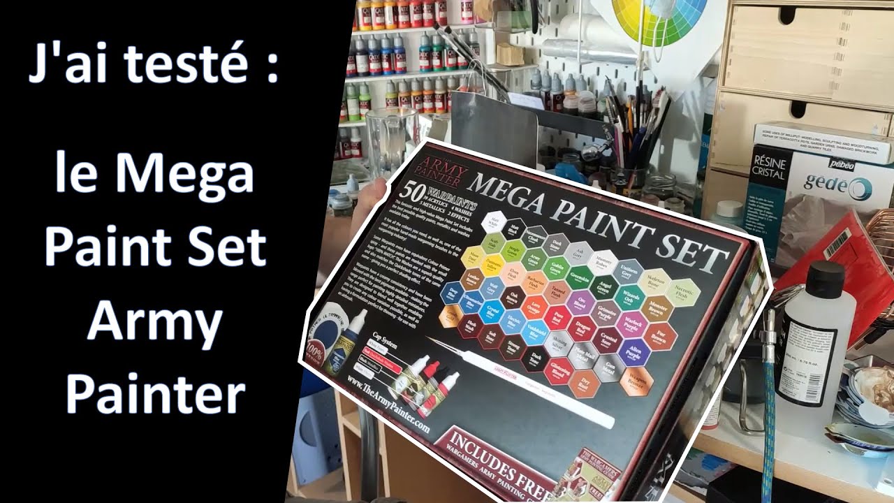 J'ai testé le Mega starter set army painter - Apprendre la peinture sur figurine