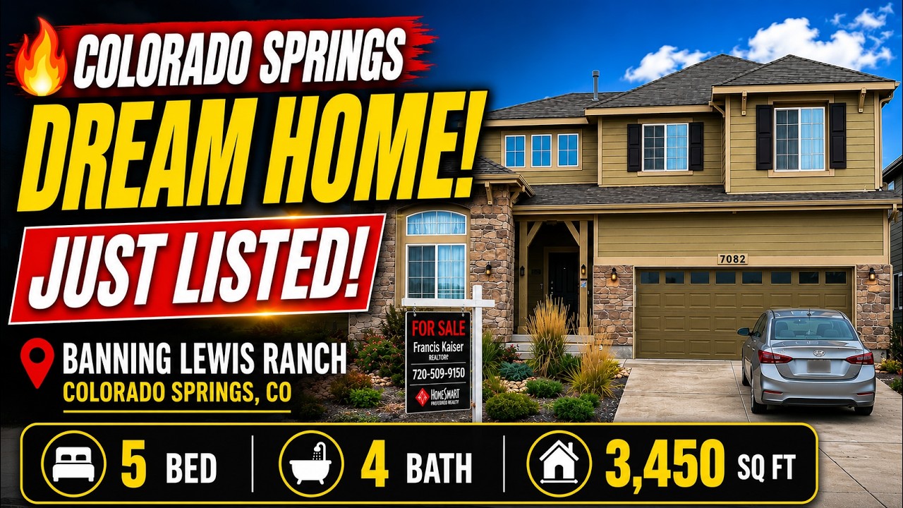 COLORADO SPRINGS DREAM HOME!5 BED &bull; 4 BATH &bull; 3,461 SQ FT