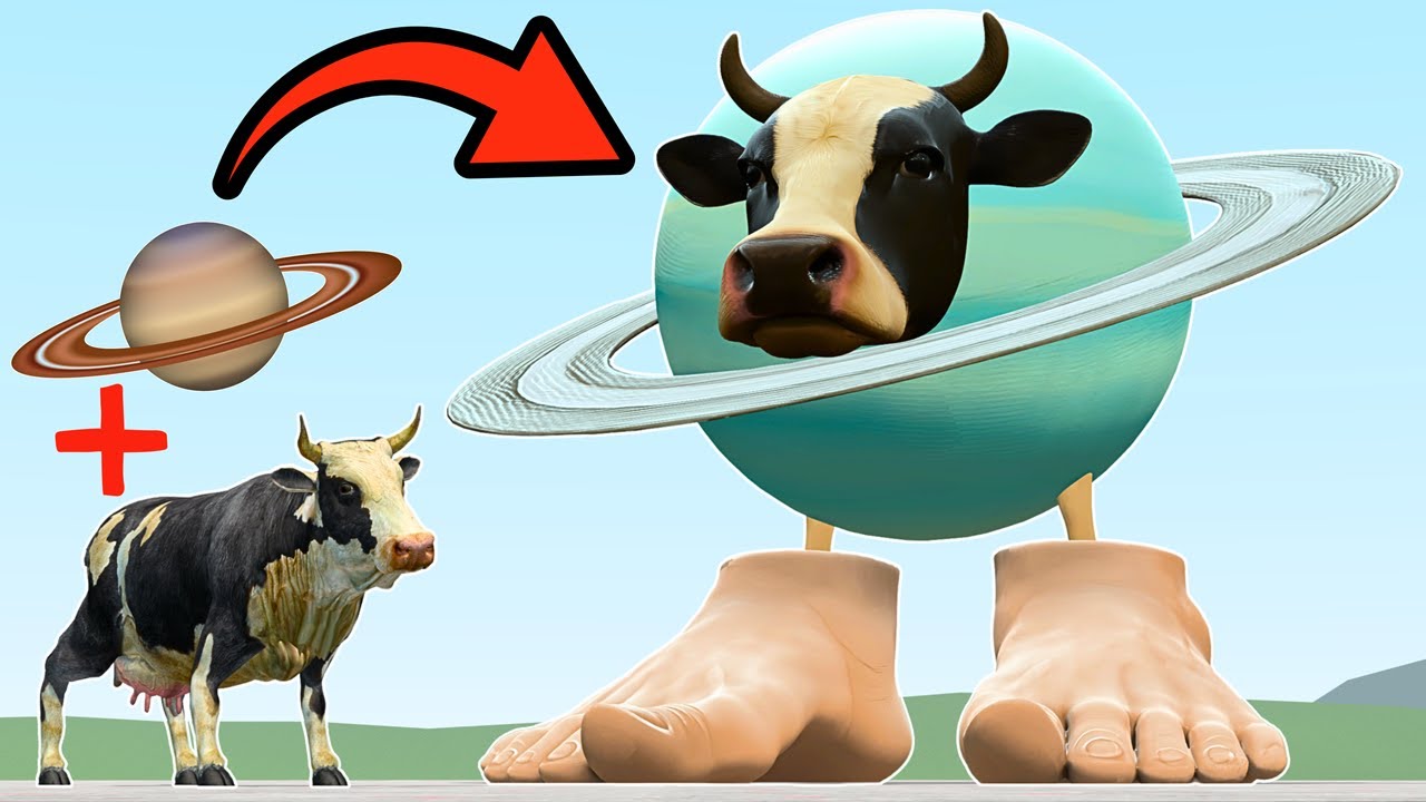 I MADE LA VACA SATURNO SATURNITA BRAINROT MEMES WITH COW AND SATURN In Garry's Mod