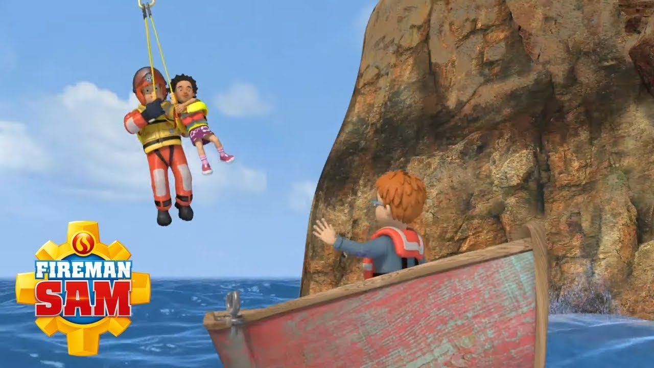 Helicopter Sea Rescue! | Fireman Sam Official | Cartoons for kids