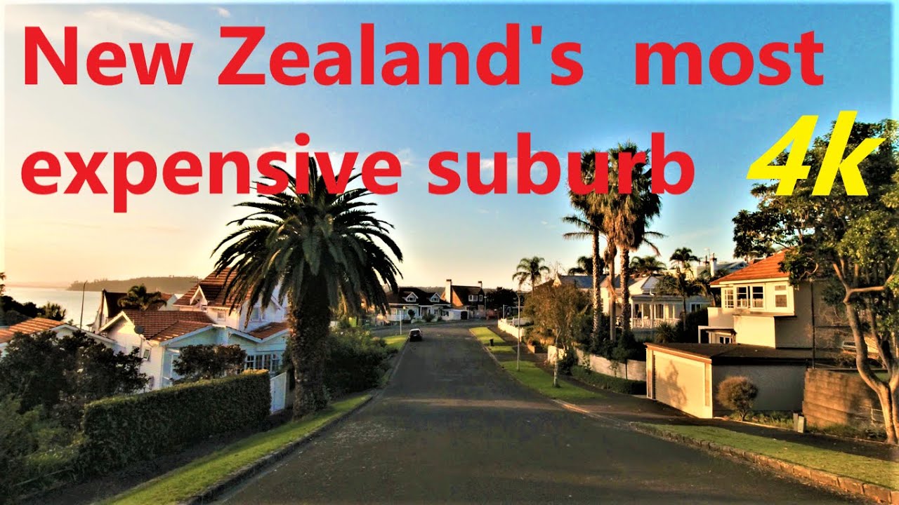 Herne Bay, New Zealand's most expensive suburb  4K