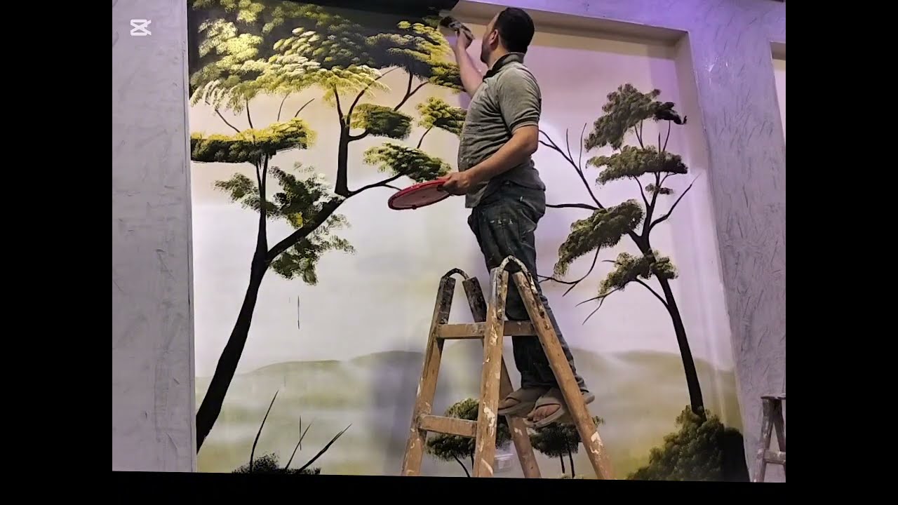 كيفيه رسم منظر طبيعي بطريقة احترافية 2025