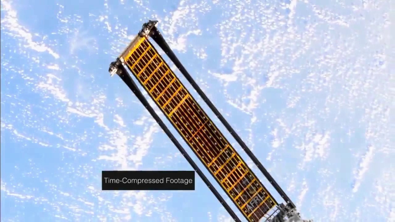 Roll-Out Solar Array (ROSA) - flexible material containing photovoltaic cells - ISS experiment