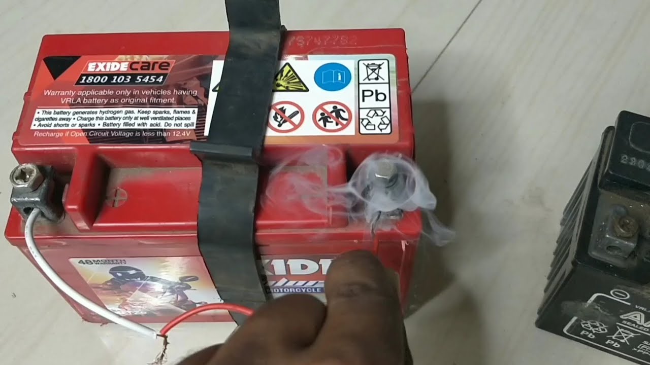 How to charge motorcycle  battery at home