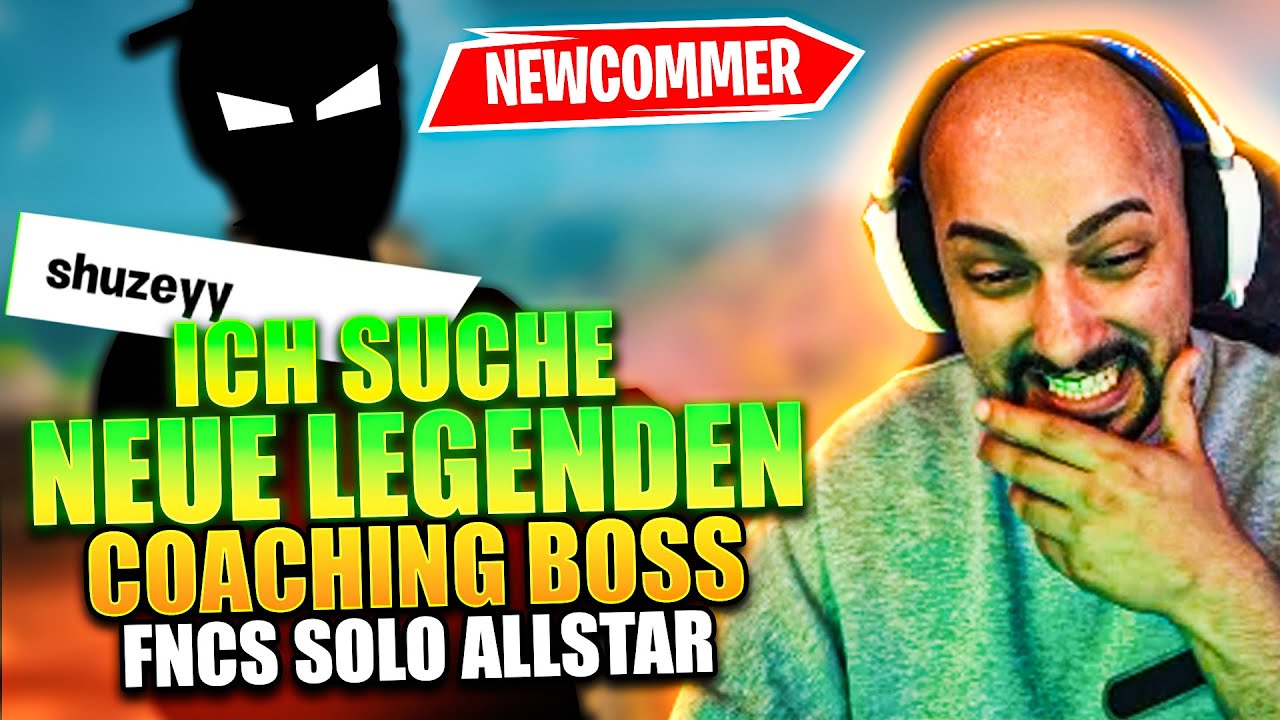 😳 Ich COACHE einen neuen NEWCOMMER im FNCS SOLO ALLSTAR | Hat er das Zeug ZUM TOP SPIELER?