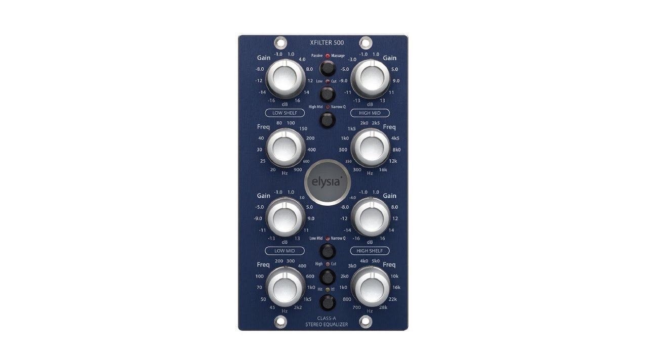 Elysia XFILTER 500 - korektor stereofoniczny w formacie 500