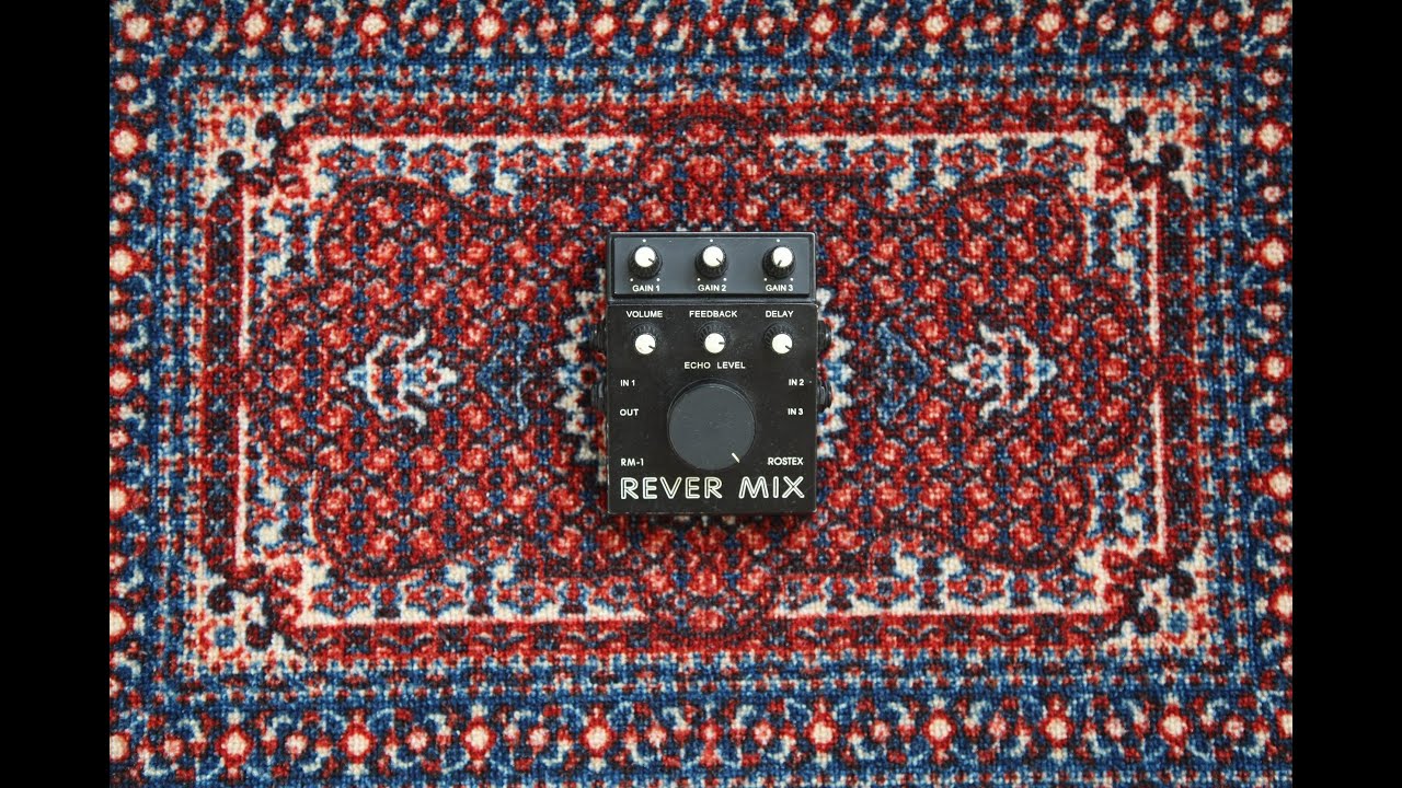 Rostex REVER MIX delay Reverb mini mixer Guitar Effect USSR Ӏ Педаль эффектов СССР Дилей